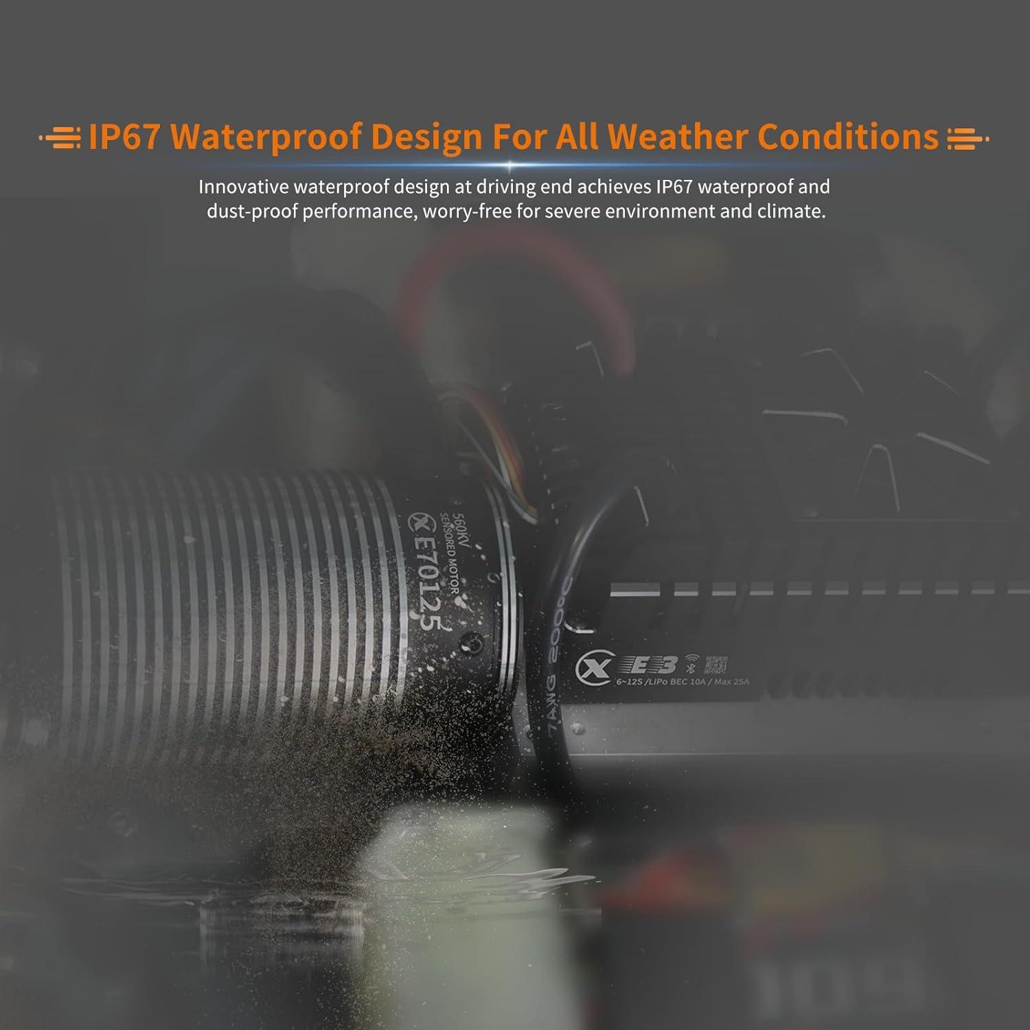 Motor sin escobillas XC E70125 420KV para coche RC 1/5