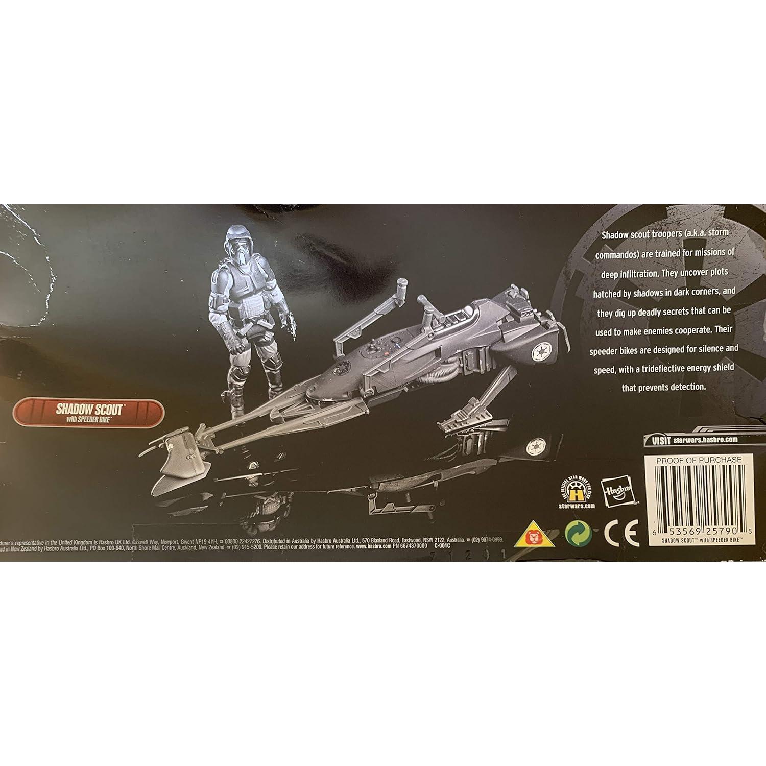 Figura de Acción Star Wars Shadow Scout Trooper Hasbro 29x14x13cm