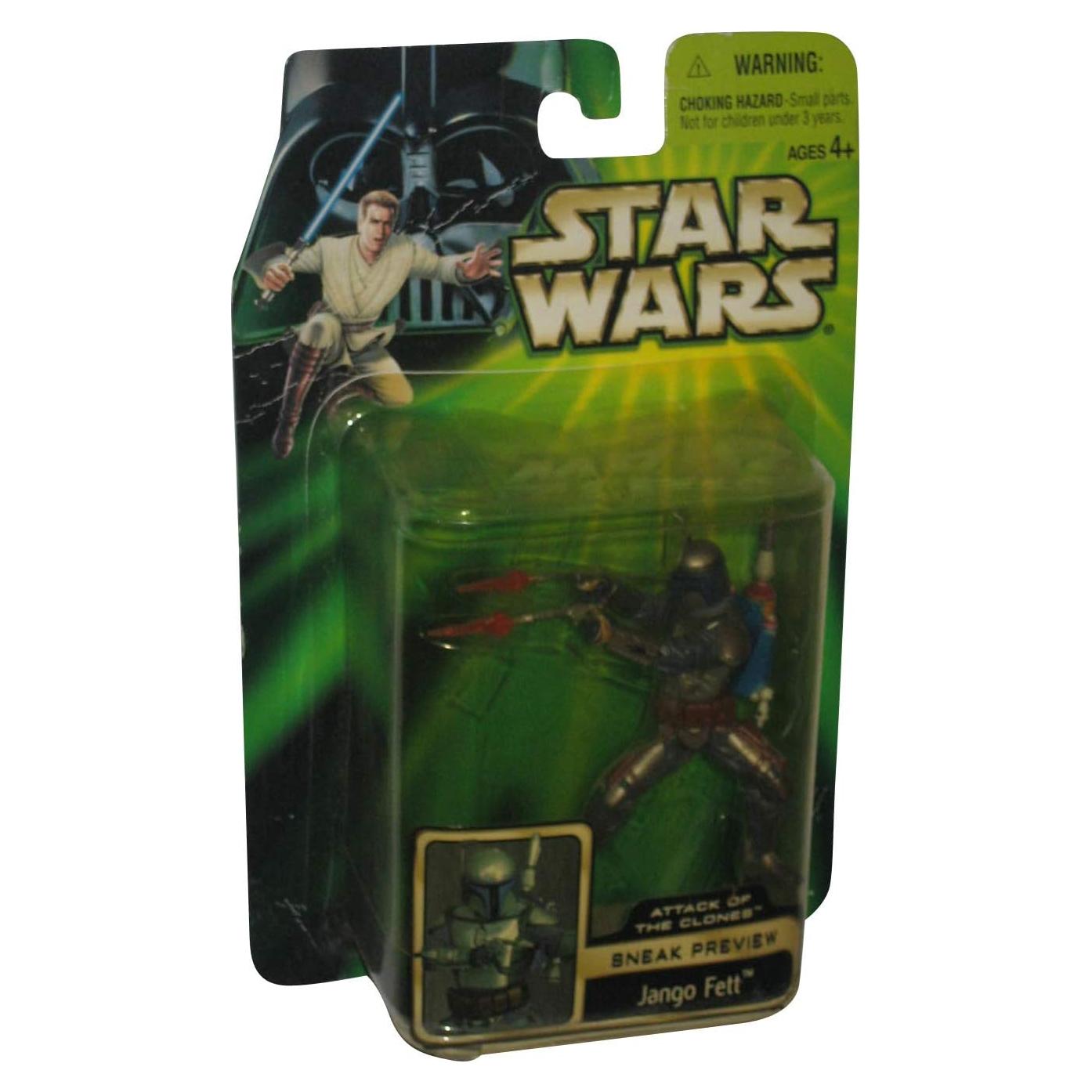 Figura articulada Jango Fett Star Wars 9.5 cm Hasbro 2001