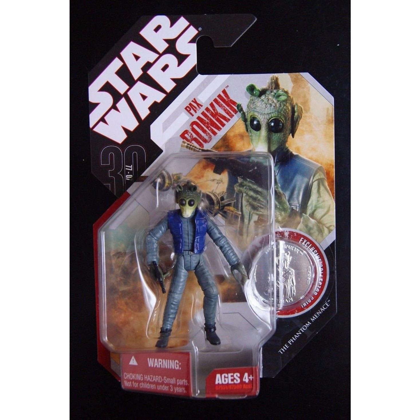 Figura de Acción Star Wars 30 Aniversario Hasbro Pax Bonkik