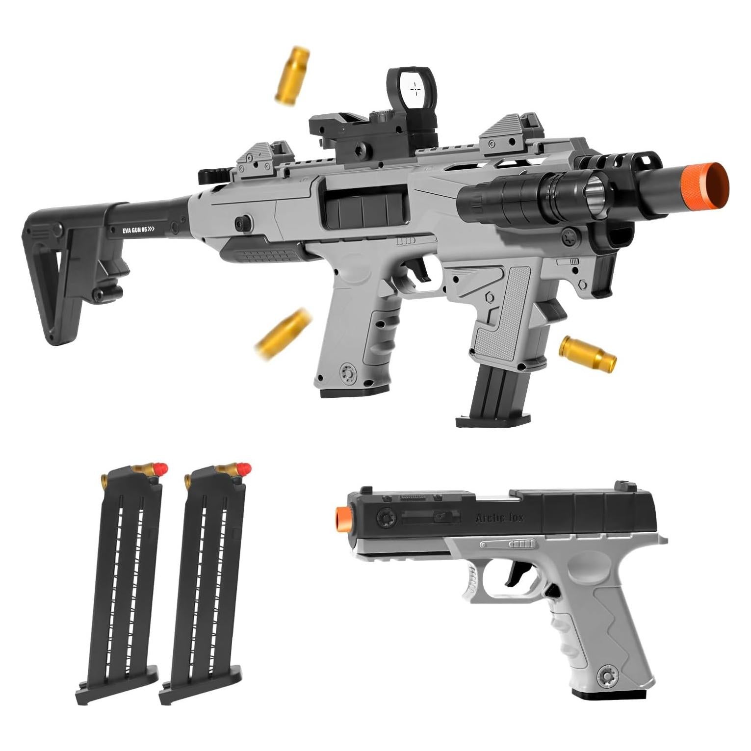 Blaster de Juguete ALLROAD con 80 Balas de Espuma y 2 Cargadores