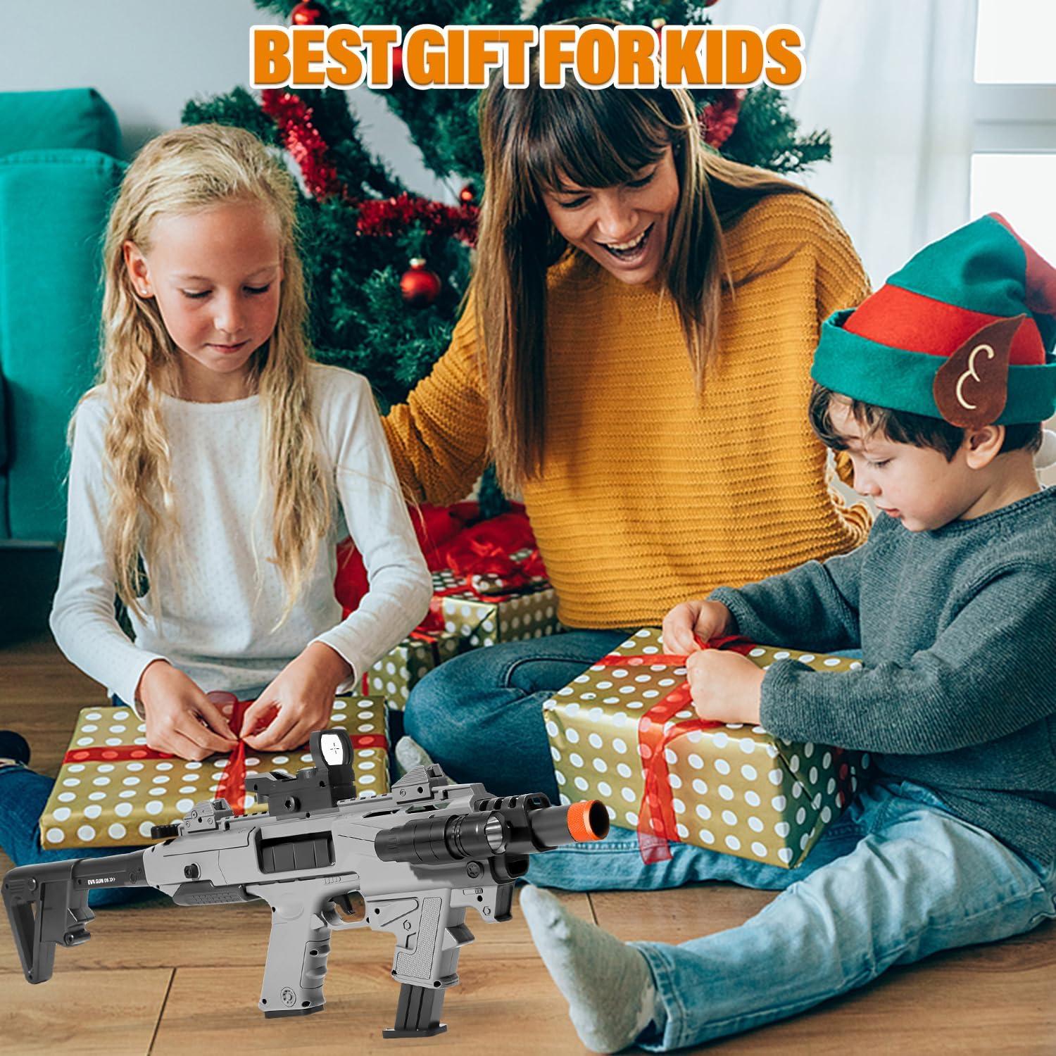 Blaster de Juguete ALLROAD con 80 Balas de Espuma y 2 Cargadores