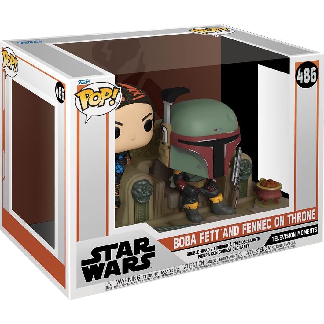 Funko Pop! Star Wars The Mandalorian Boba Fett y Fennec 12.7cm