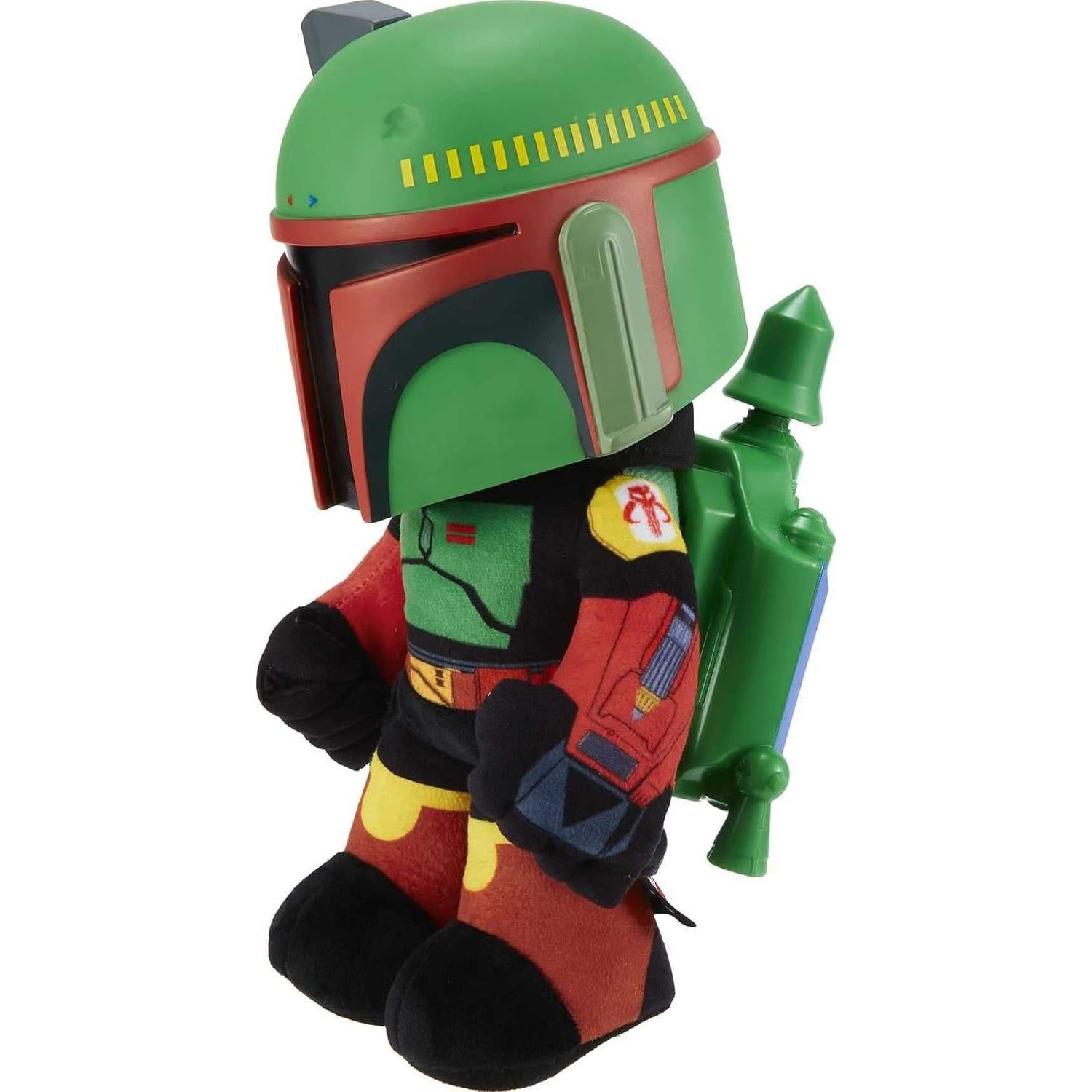 Peluche Boba Fett 30 cm Mattel con lanzador de cohetes