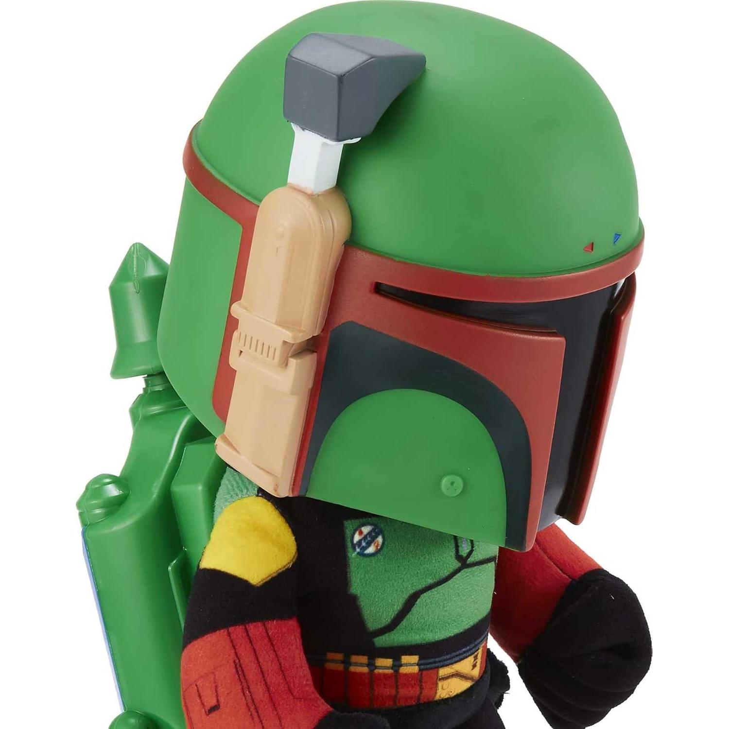 Peluche Boba Fett 30 cm Mattel con lanzador de cohetes
