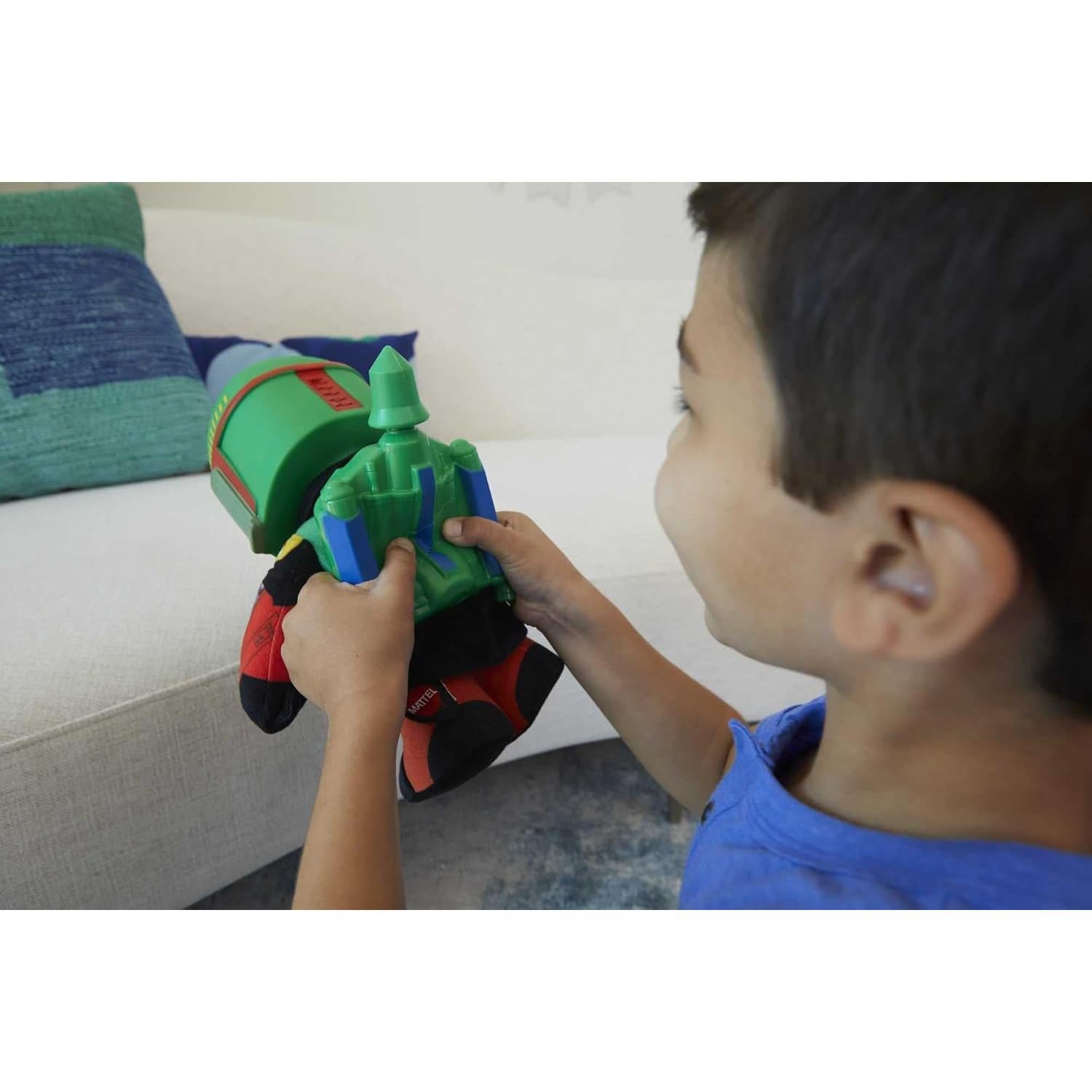 Peluche Boba Fett 30 cm Mattel con lanzador de cohetes