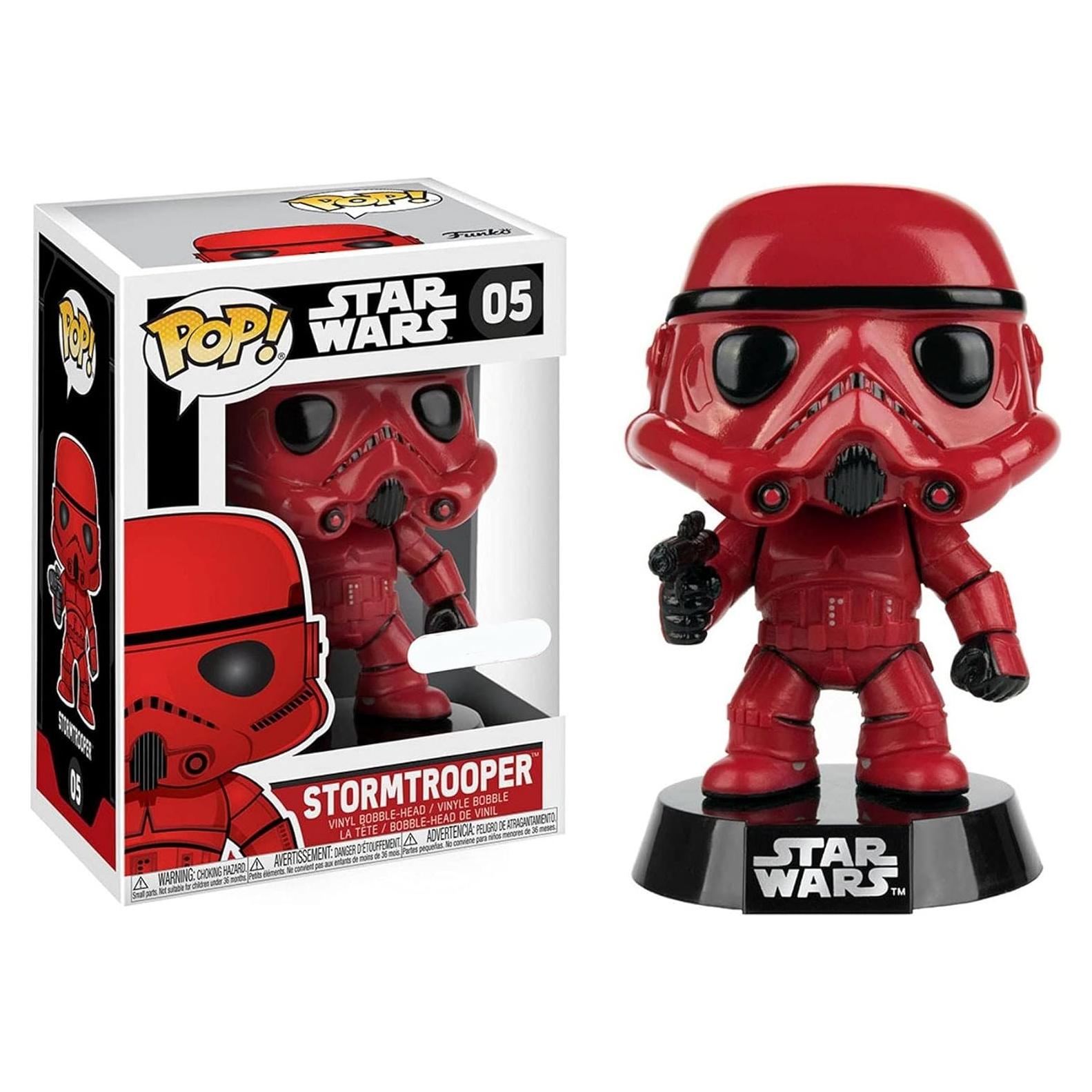 Figura de acción Mini Stormtrooper Rojo Funko POP 10 cm