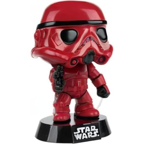 Figura de acción Mini Stormtrooper Rojo Funko POP 10 cm