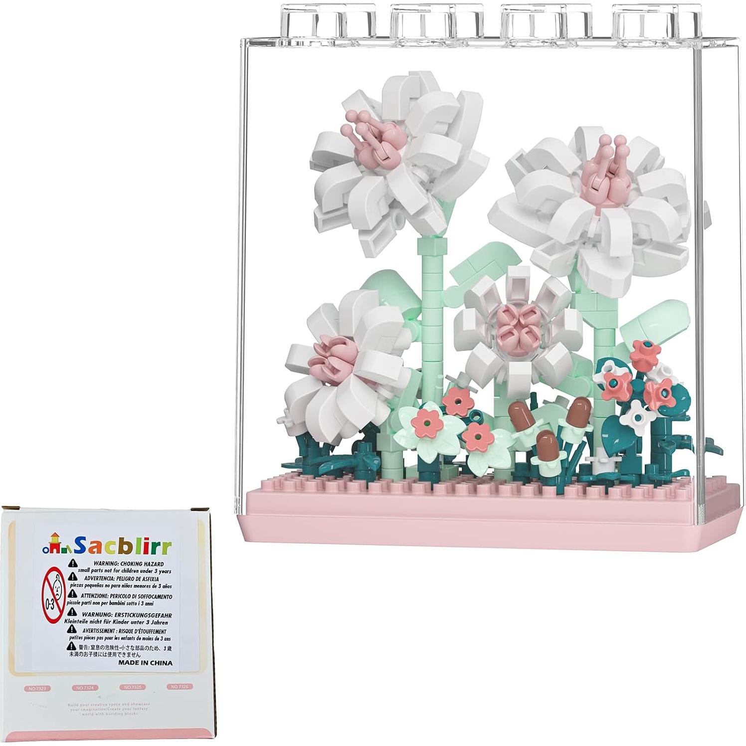 Juego de Construcción Floral Sacblirr Gardenia - 1 Pza, 0.12 kg