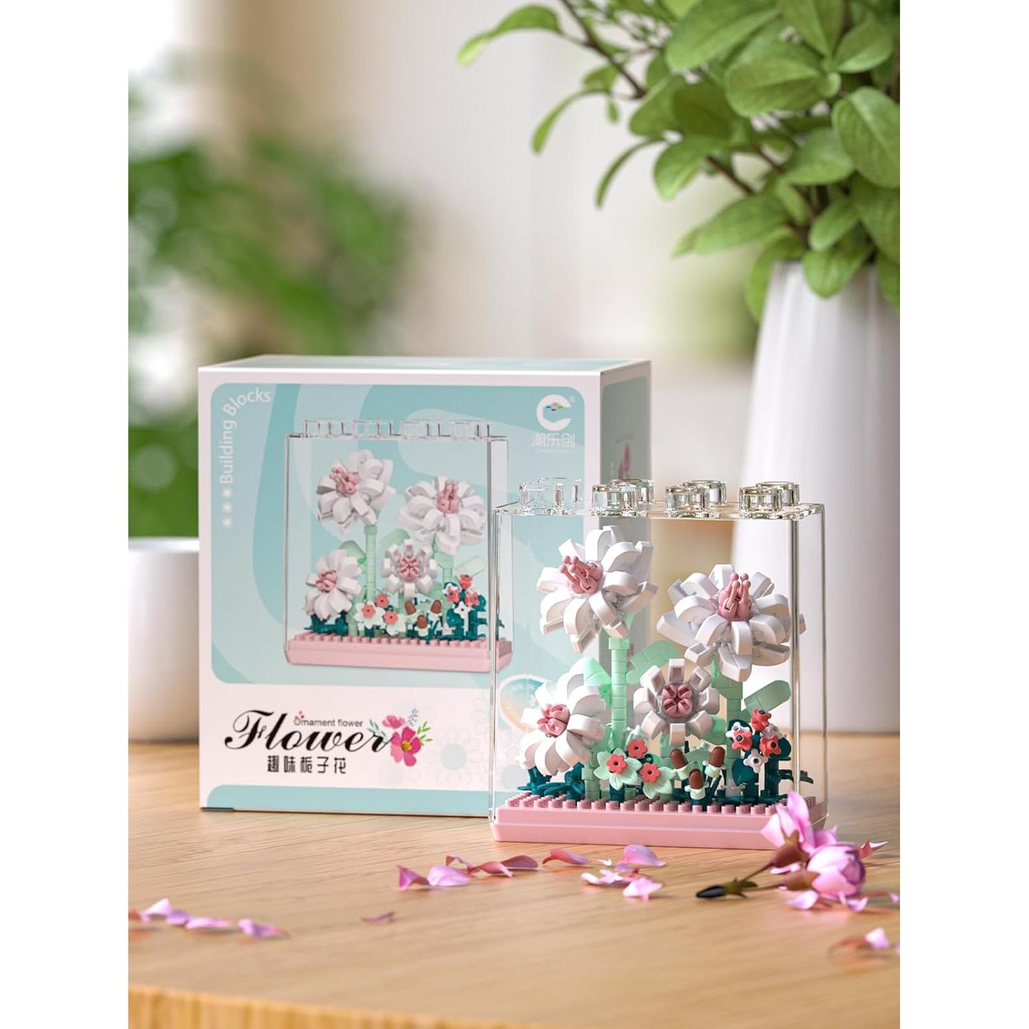 Juego de Construcción Floral Sacblirr Gardenia - 1 Pza, 0.12 kg