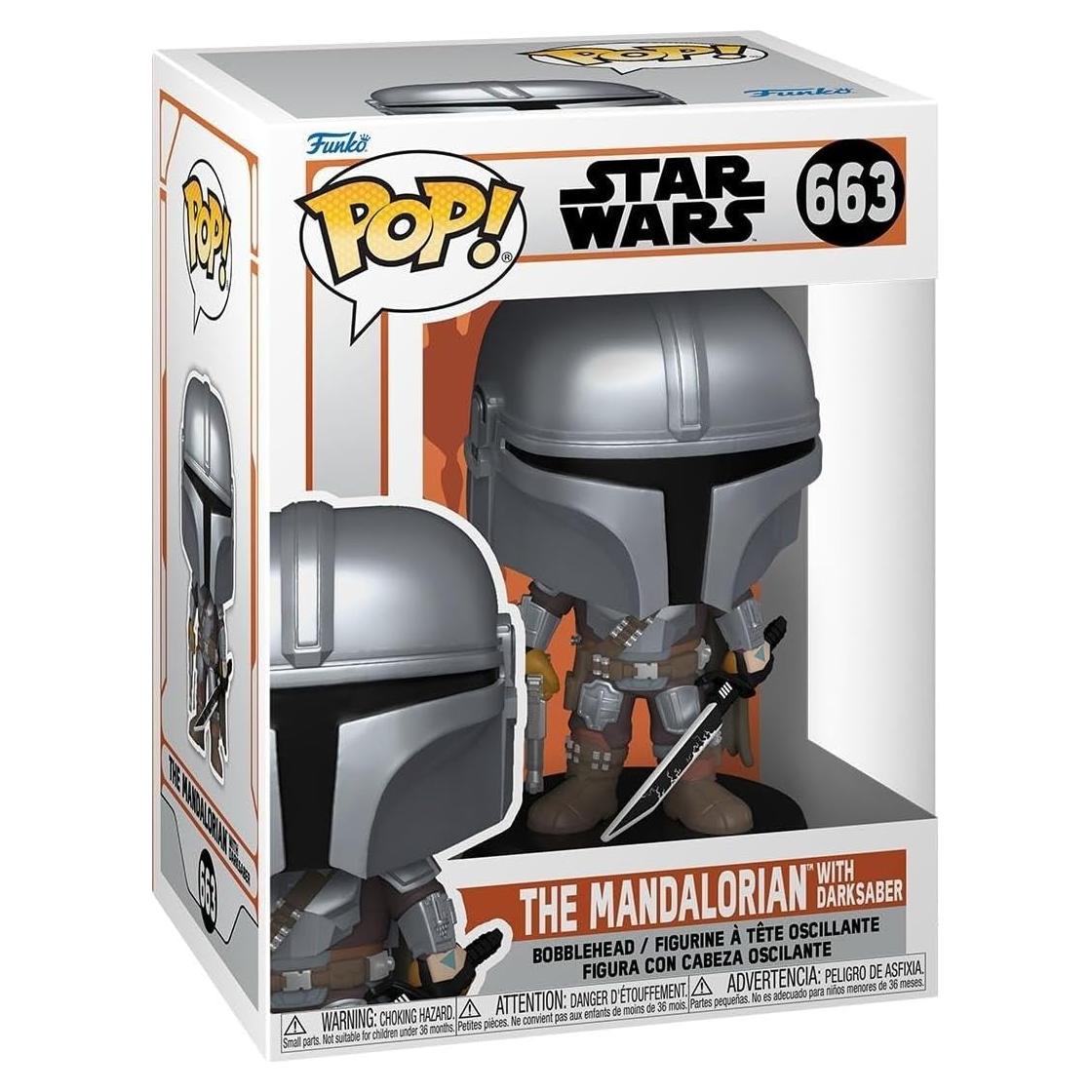 Figura Funko POP! Star Wars The Mandalorian Darksaber 11 cm