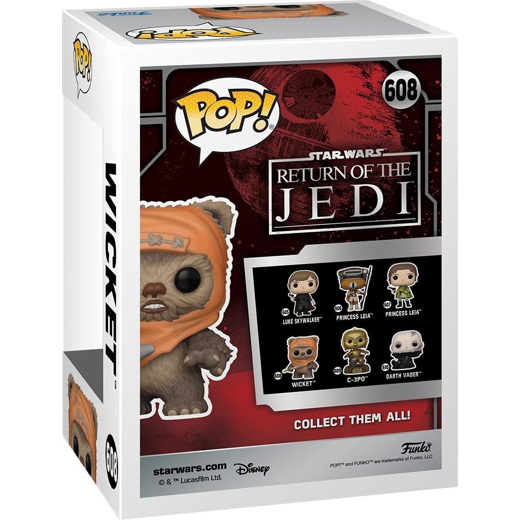 Funko Pop! Wicket Star Wars 40 Aniversario 9.5 cm