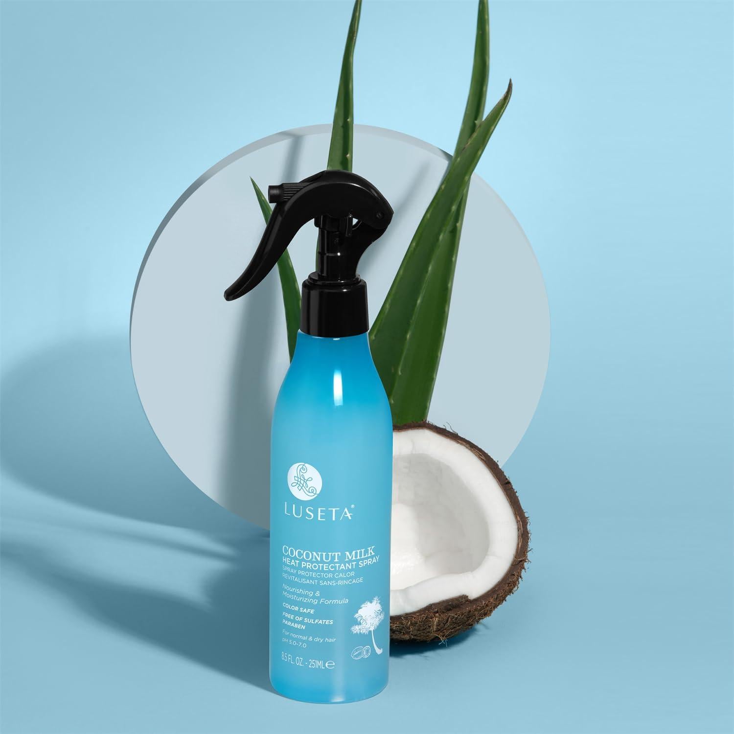 Spray Protector Térmico Luseta Leche de Coco 240 ml