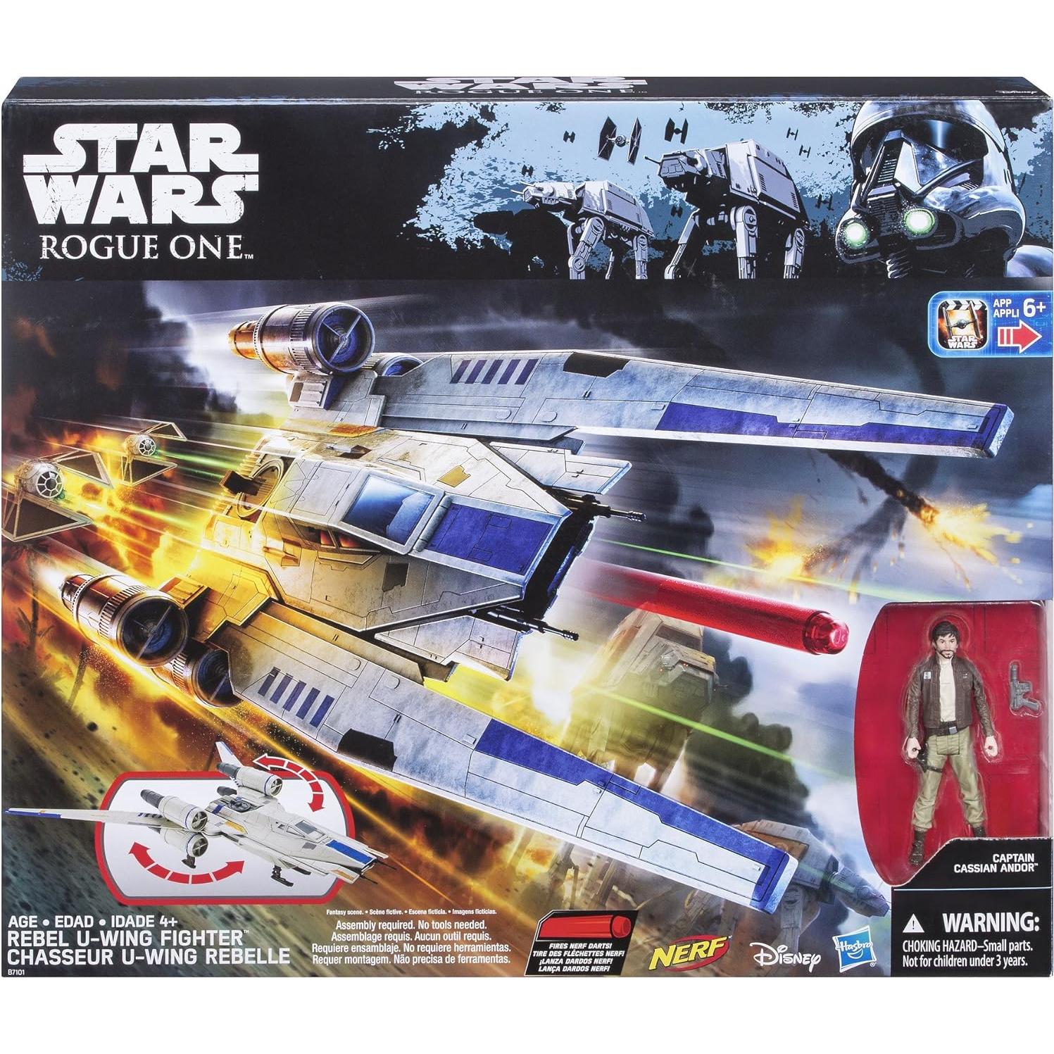 Nave Rebel U-Wing Star Wars Rogue One con Capitán Cassian Andor