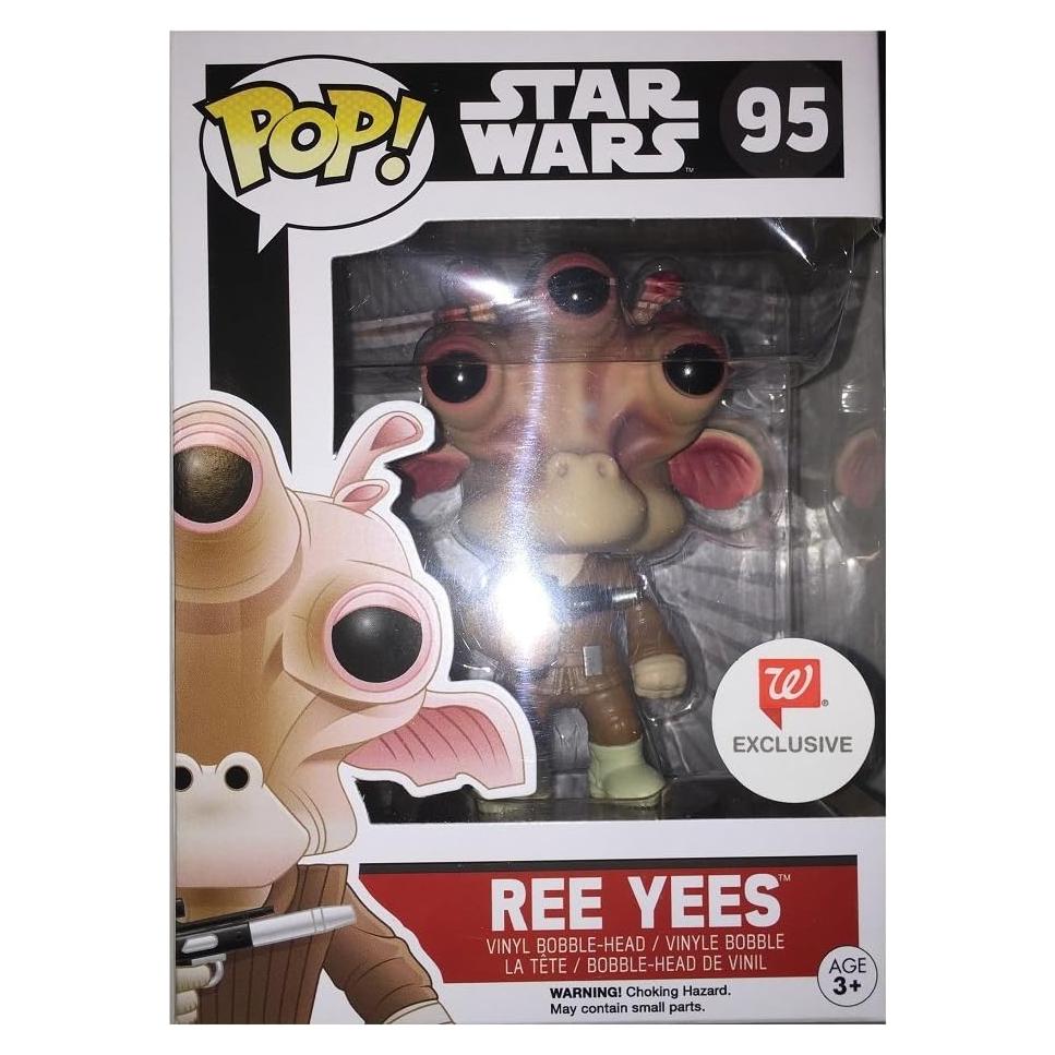 Figura Pop! Star Wars Ree Yees Exclusivo #95 Vinilo 10 cm