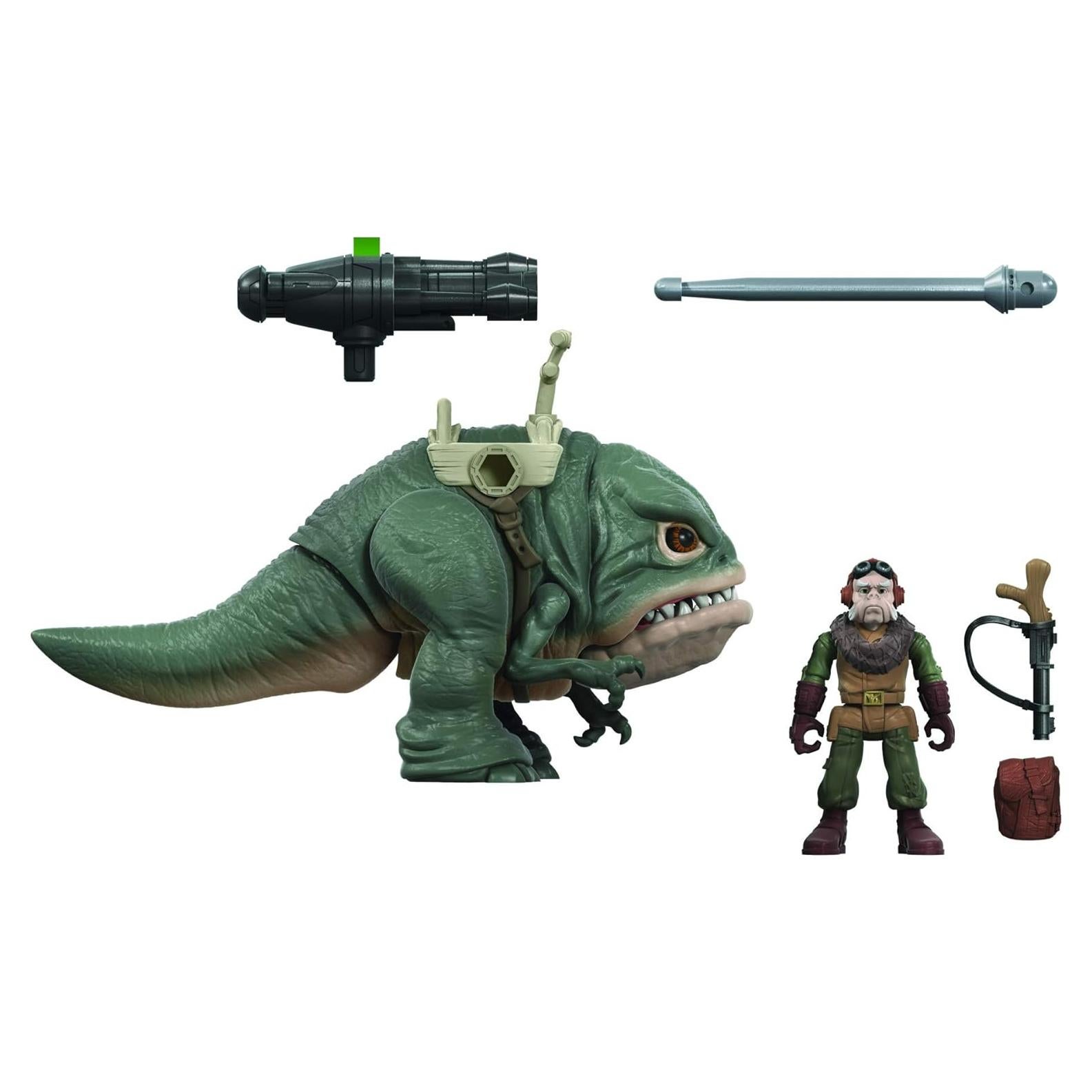 Figura Kuiil Star Wars con Blurrg 2.5" Hasbro para niños 4+