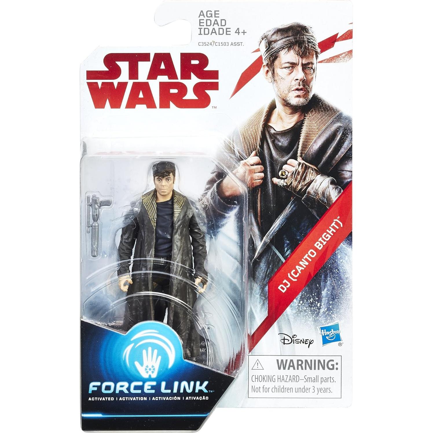 Figura Star Wars DJ Canto Bight Hasbro 9.53 cm Force Link