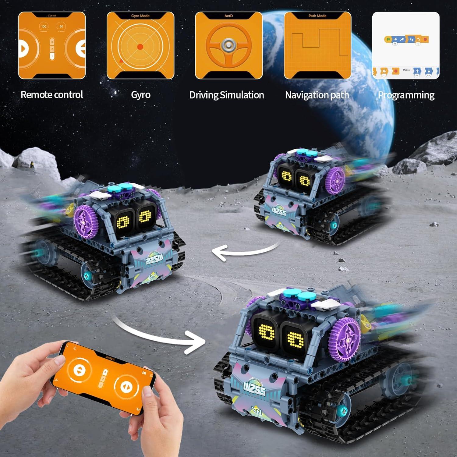 Kit de Construcción Robot STEM QHECTTY 3 en 1 para Niños
