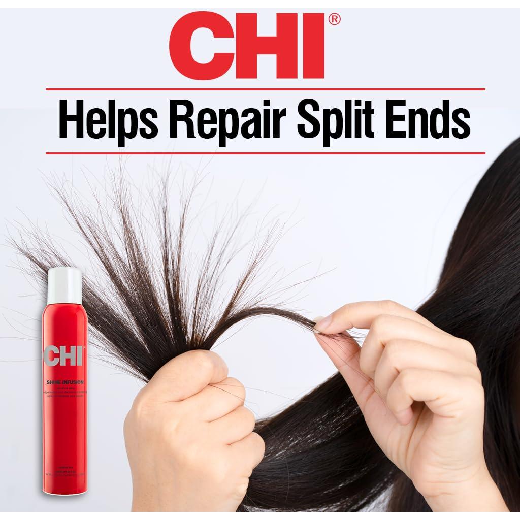 Spray Brillo CHI Shine Infusion 150 g - Controla Frizz y Puntas