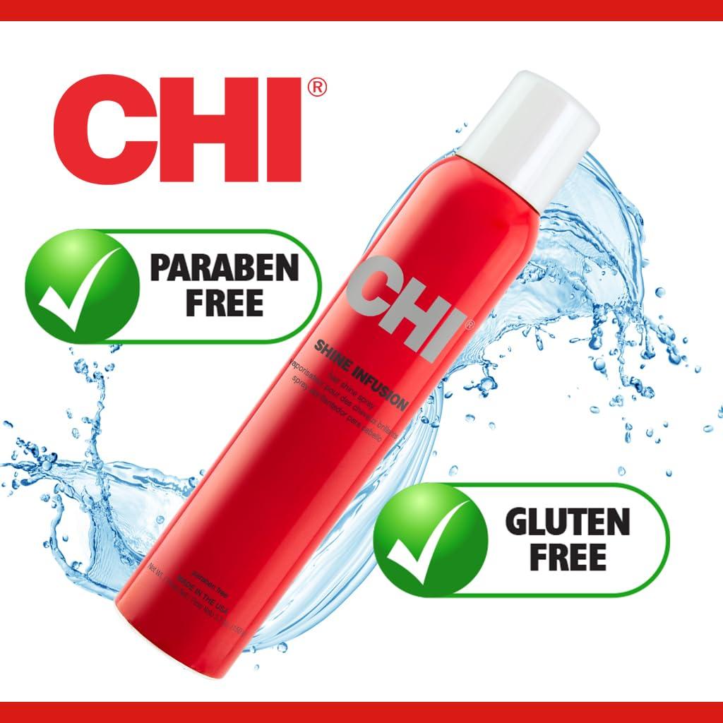 Spray Brillo CHI Shine Infusion 150 g - Controla Frizz y Puntas