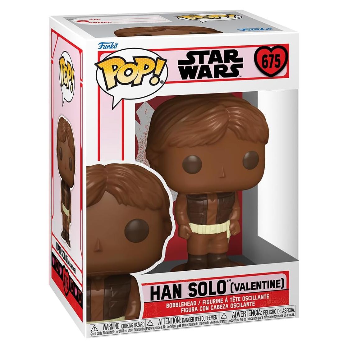 Funko Pop! Han Solo San Valentín - Figura de Vinilo 10.4 cm