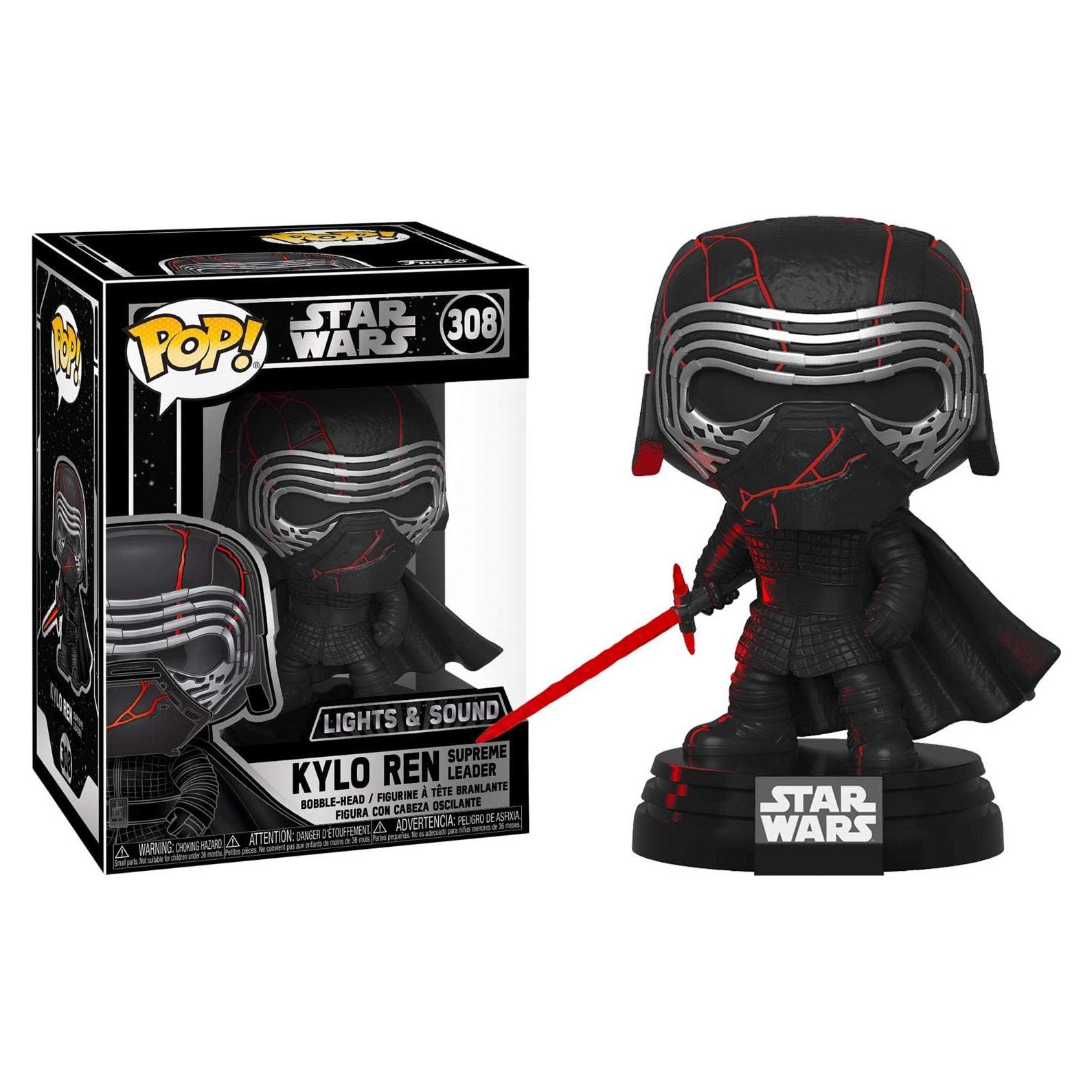 Figura Funko Pop! Star Wars Kylo Ren con Luz y Sonido