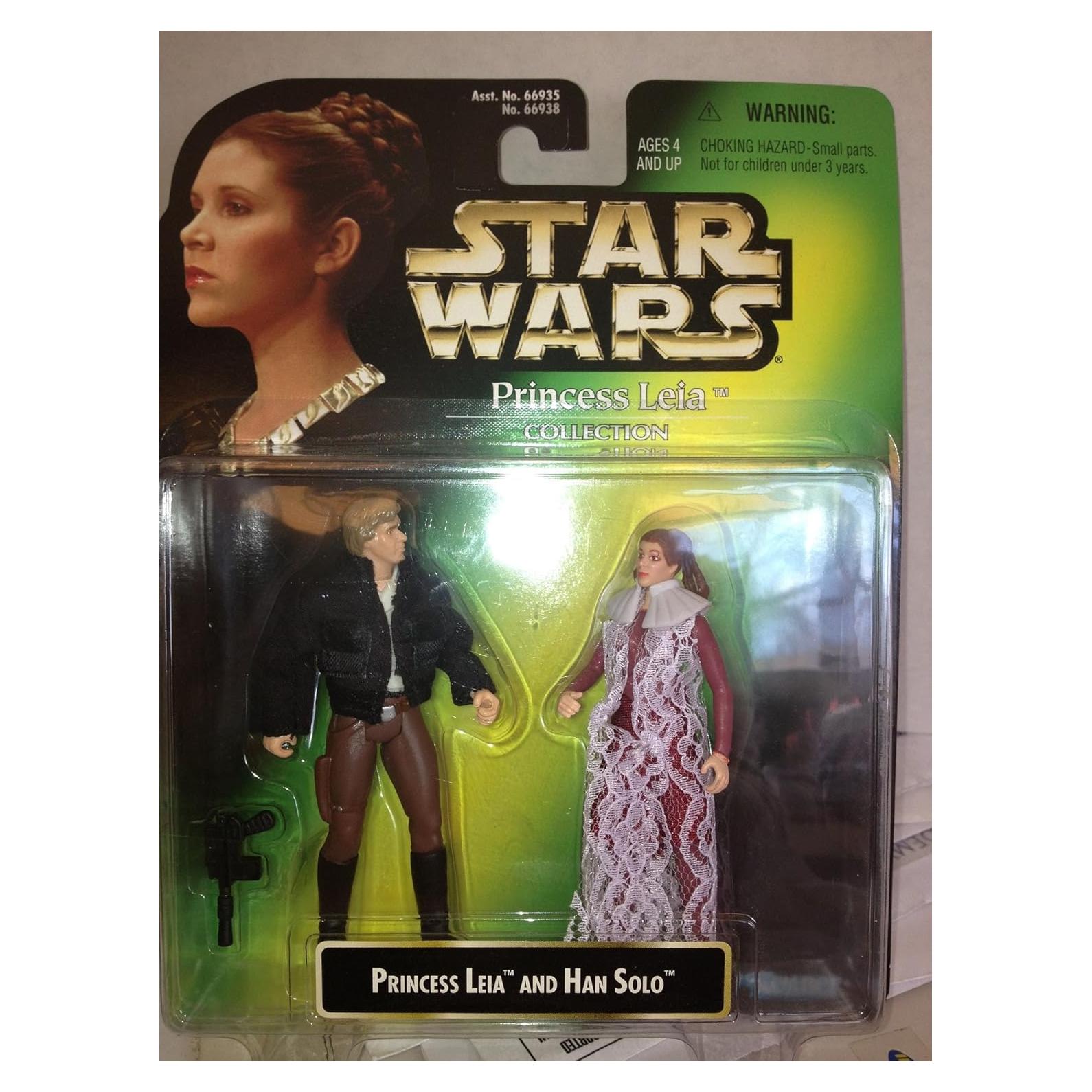 Figuras de Acción Star Wars Kenner Leia y Han Solo 9.5 cm