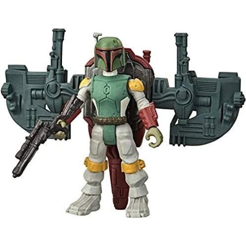 Figura de acción Boba Fett Star Wars con jetpack y accesorios