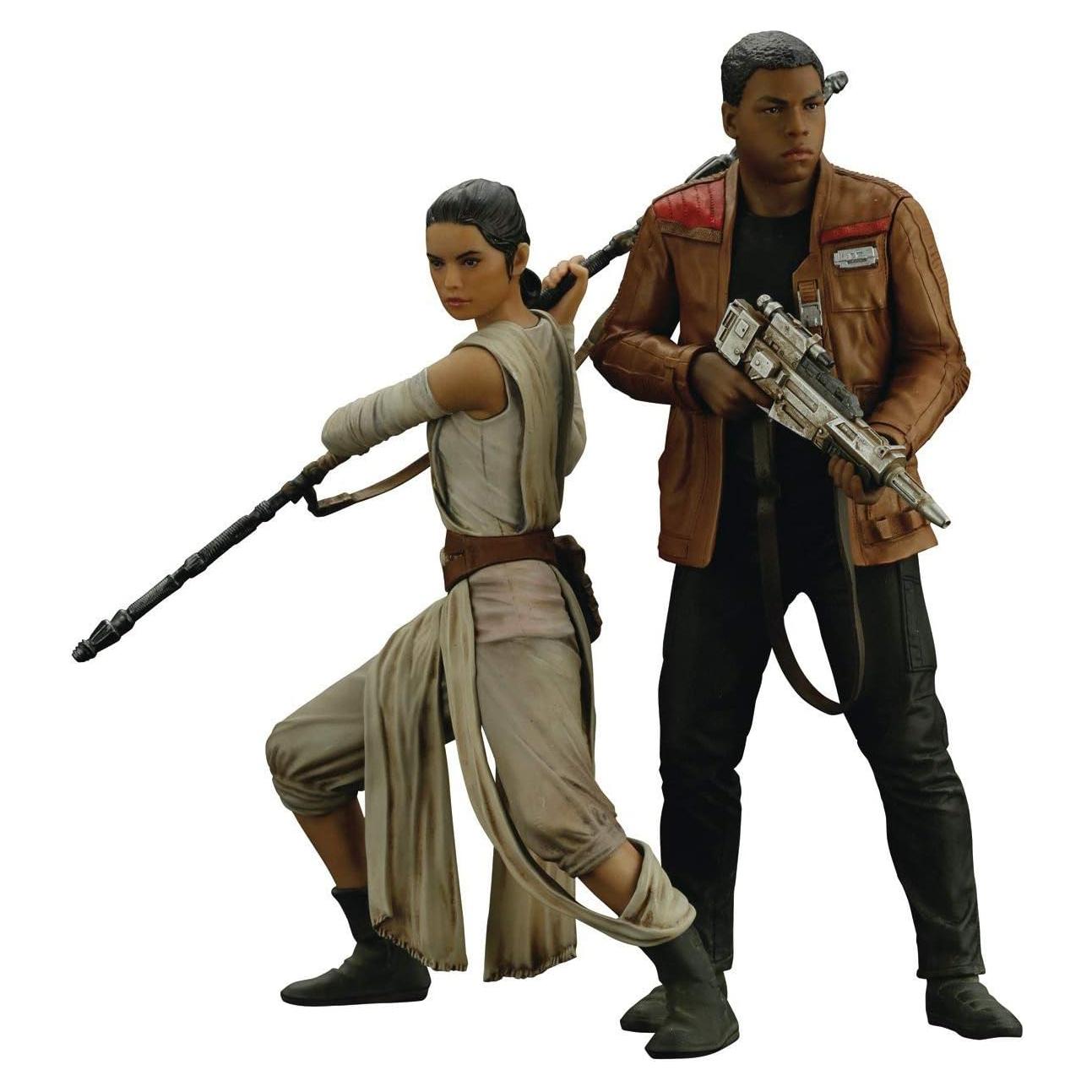 Set de Figuras Rey y Finn ARTFX+ Kotobukiya Star Wars 20.32 cm