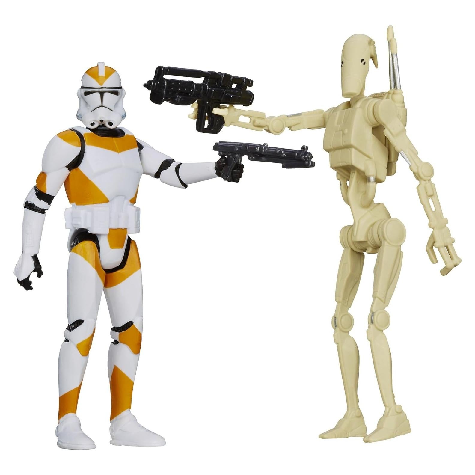 Figura de acción Clon Trooper 212 y Droide de Batalla Star Wars