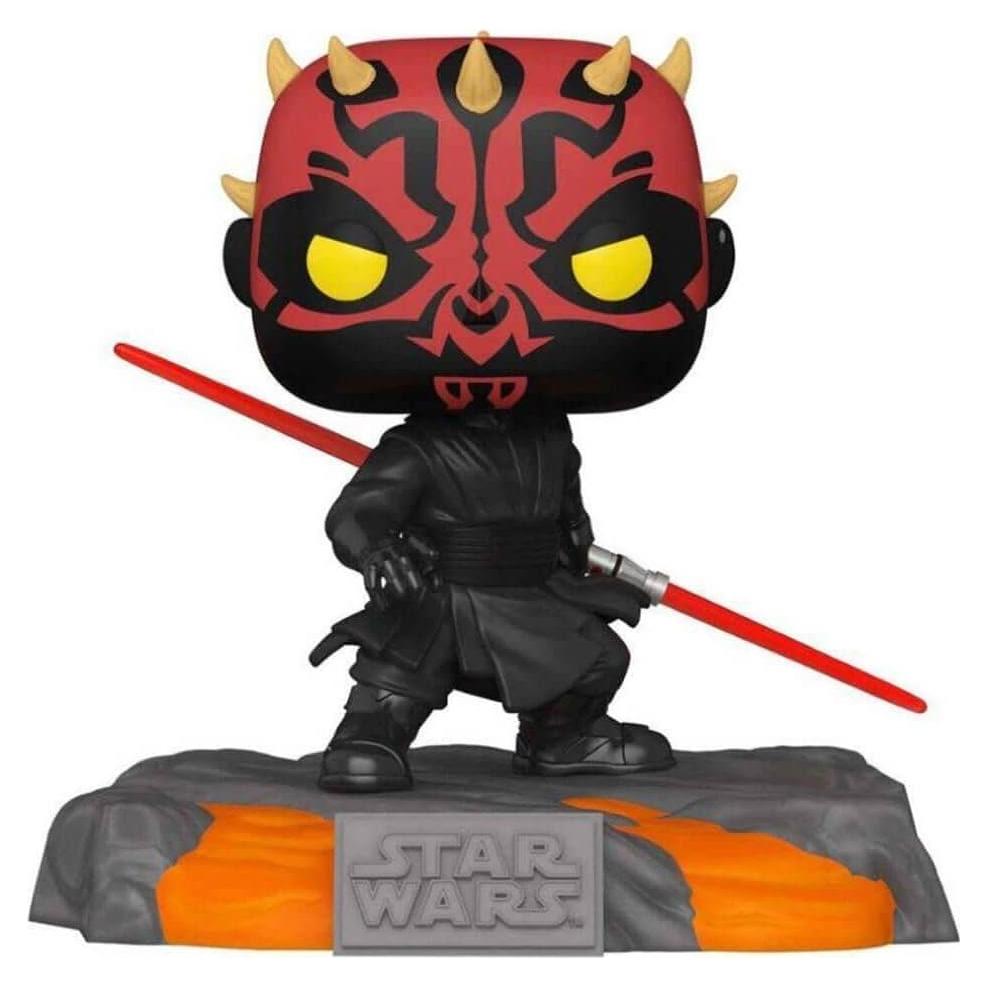 Funko Pop! Deluxe Darth Maul - Star Wars - Figura de Vinilo 14.6 cm