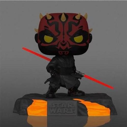 Funko Pop! Deluxe Darth Maul - Star Wars - Figura de Vinilo 14.6 cm