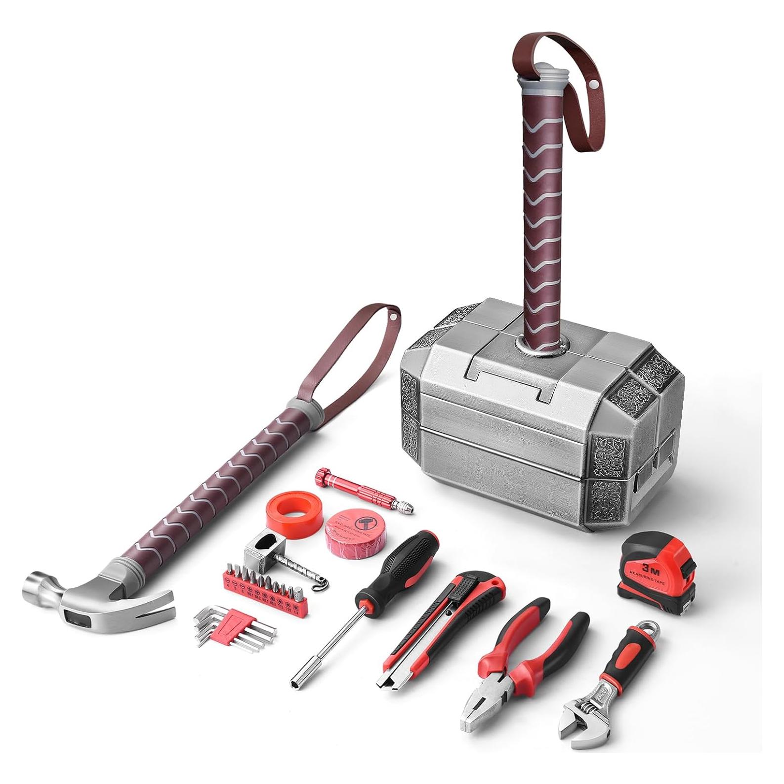 Juego de herramientas Thor 28 piezas - Caja de herramientas ergonómica