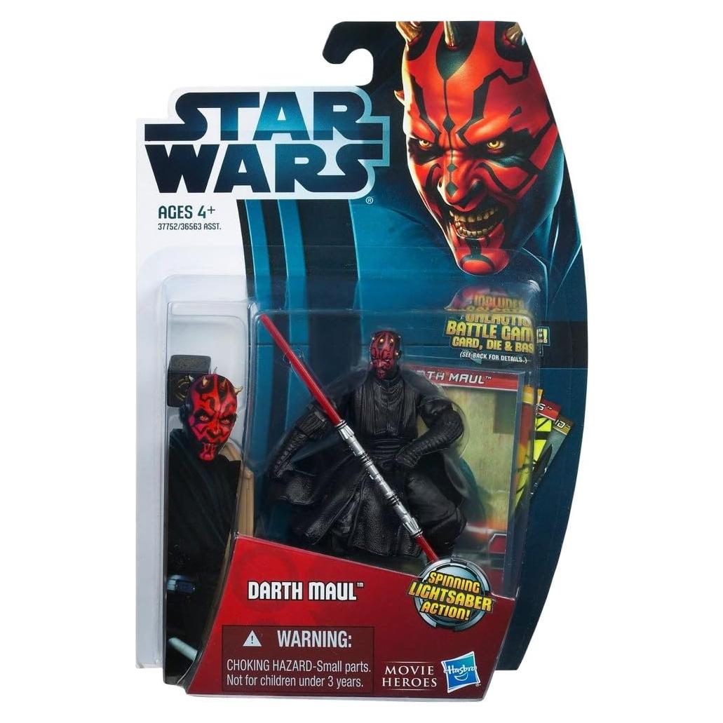 Figura Darth Maul Star Wars Hasbro 20 cm con Sable Giratorio