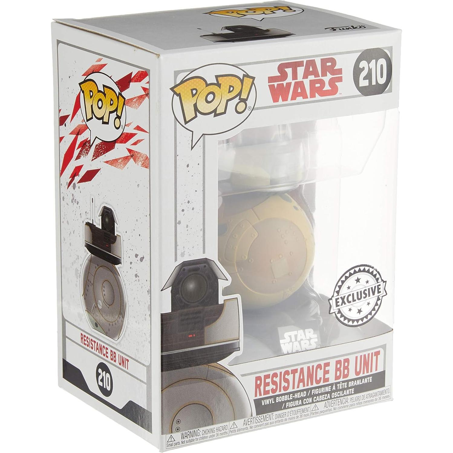 Figurita de Vinilo Funko POP! Star Wars BB Unidad Resistencia 10 cm