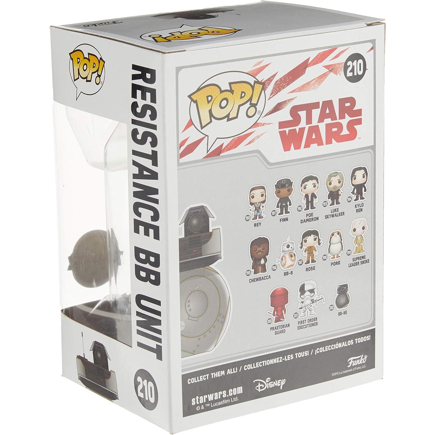 Figurita de Vinilo Funko POP! Star Wars BB Unidad Resistencia 10 cm