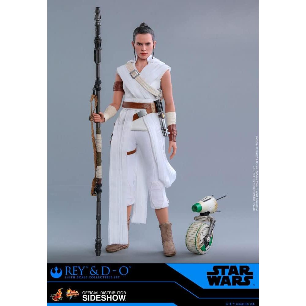 Figura de Acción Hot Toys Rey y D-O Star Wars 30.48 cm