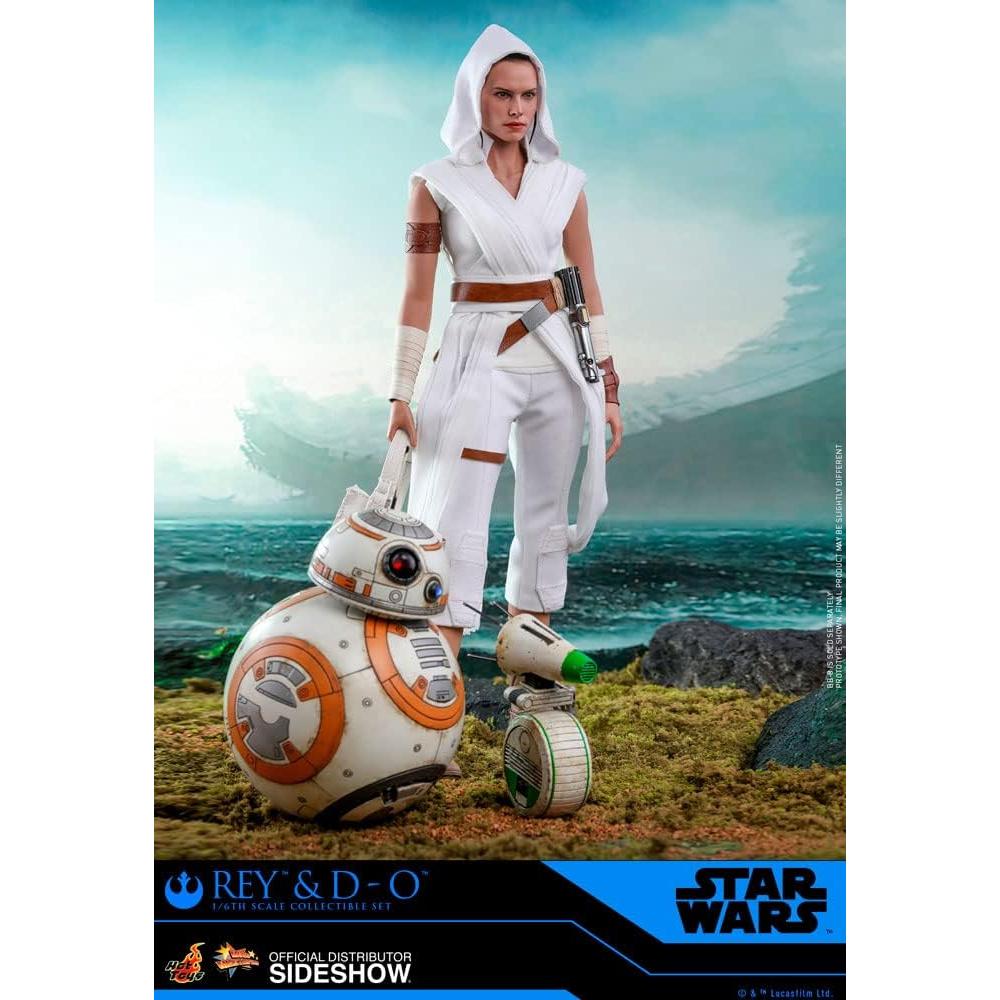 Figura de Acción Hot Toys Rey y D-O Star Wars 30.48 cm