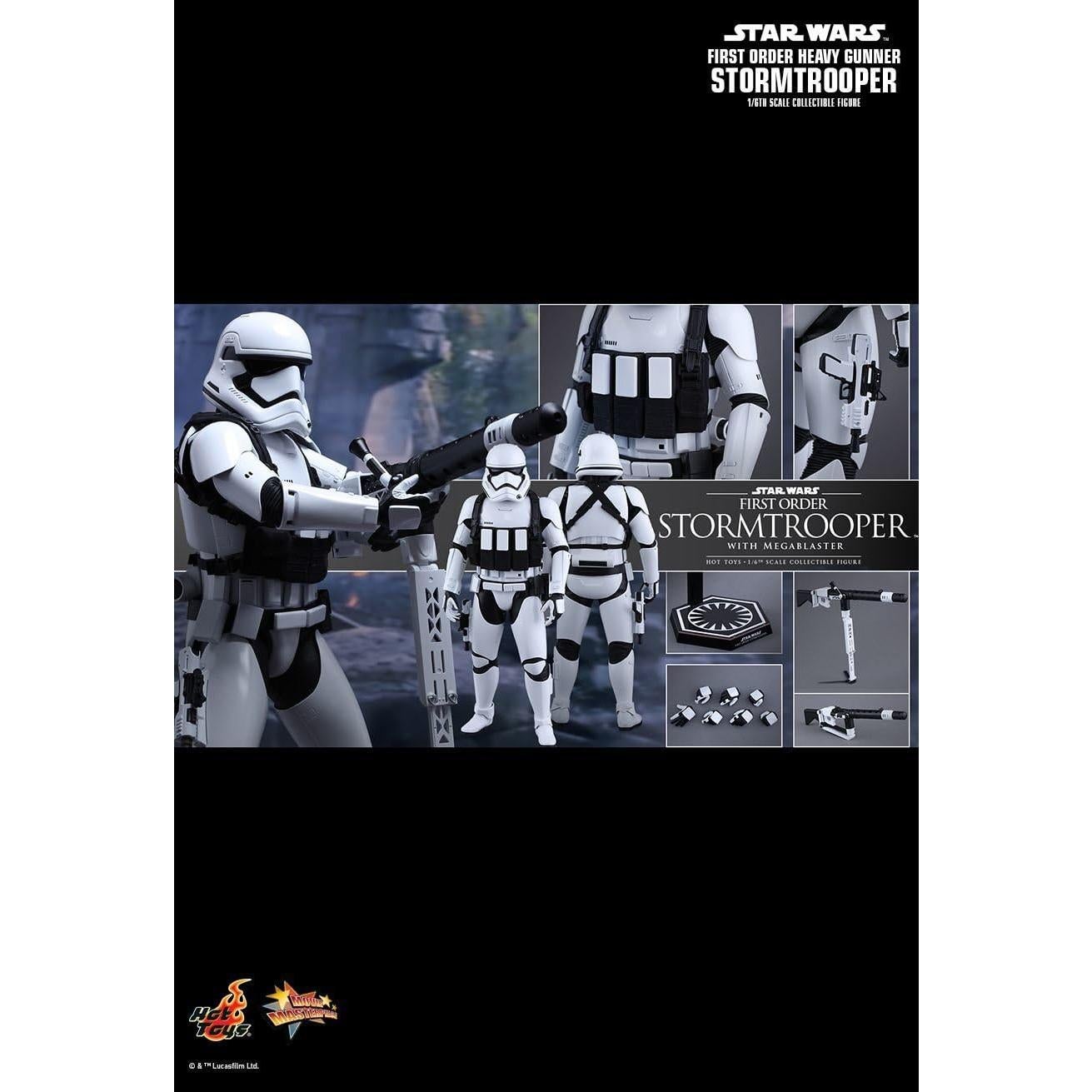 Figura Coleccionable Stormtrooper Pesado Hot Toys 30 cm Star Wars
