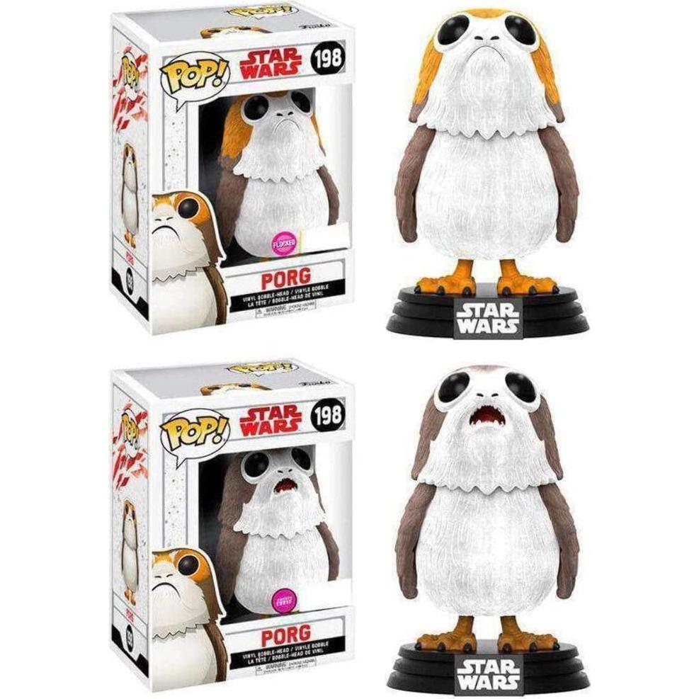 Figura POP! Funko Star Wars Porg #198 Aterciopelado