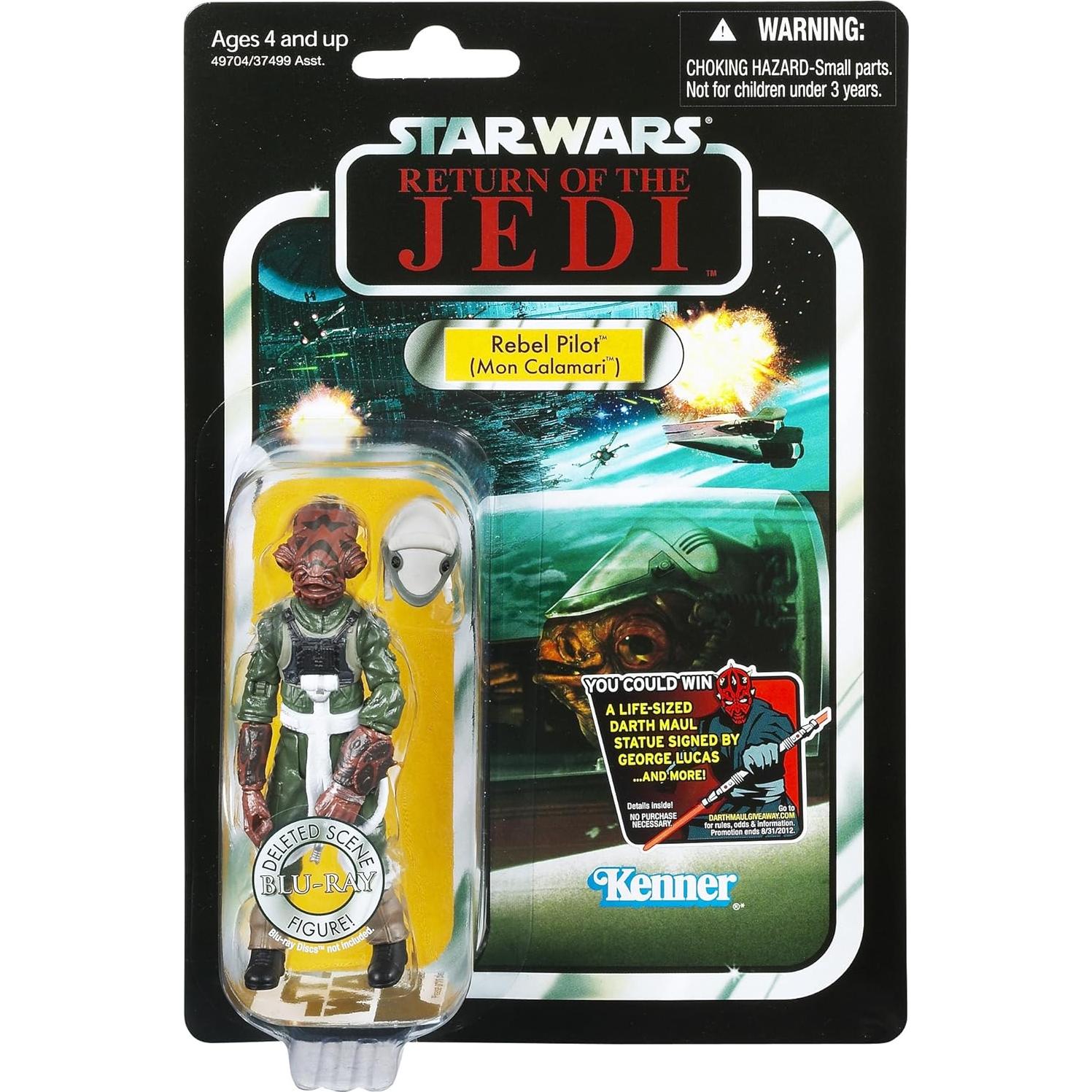 Figura Vintage Piloto Rebelde Mon Calamari Star Wars 22.93 cm