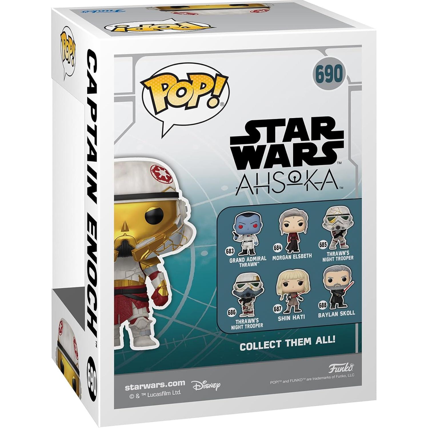 Figura Pop! Vinyl Capitán Enoch Star Wars Ahsoka 9.5 cm