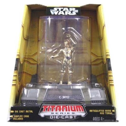 Figura de acción C-3PO de metal fundido Hasbro Star Wars