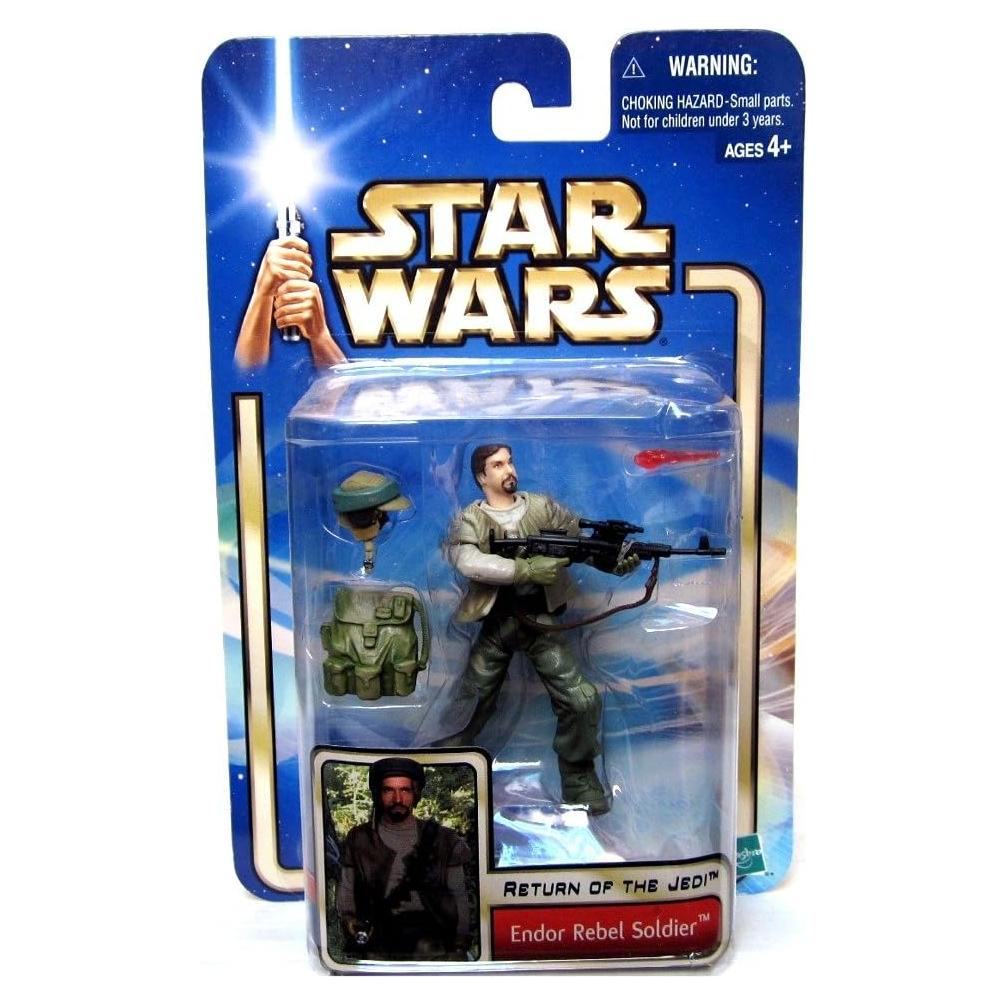 Figura de Acción Soldado Rebelde de Endor Star Wars 9.53 cm