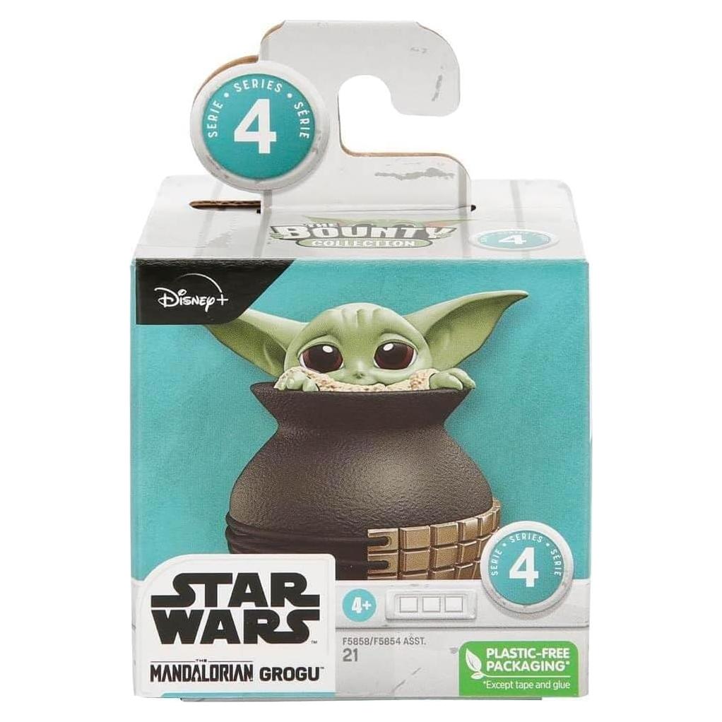 Figura de Juguete Grogu Escondido en la Olla Hasbro