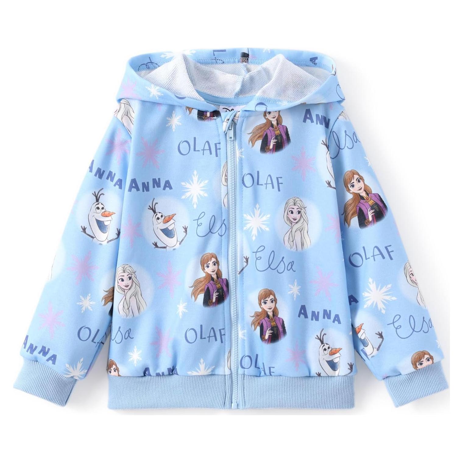 Sudadera con Cremallera Disney Frozen para Niñas 2T Azul Claro