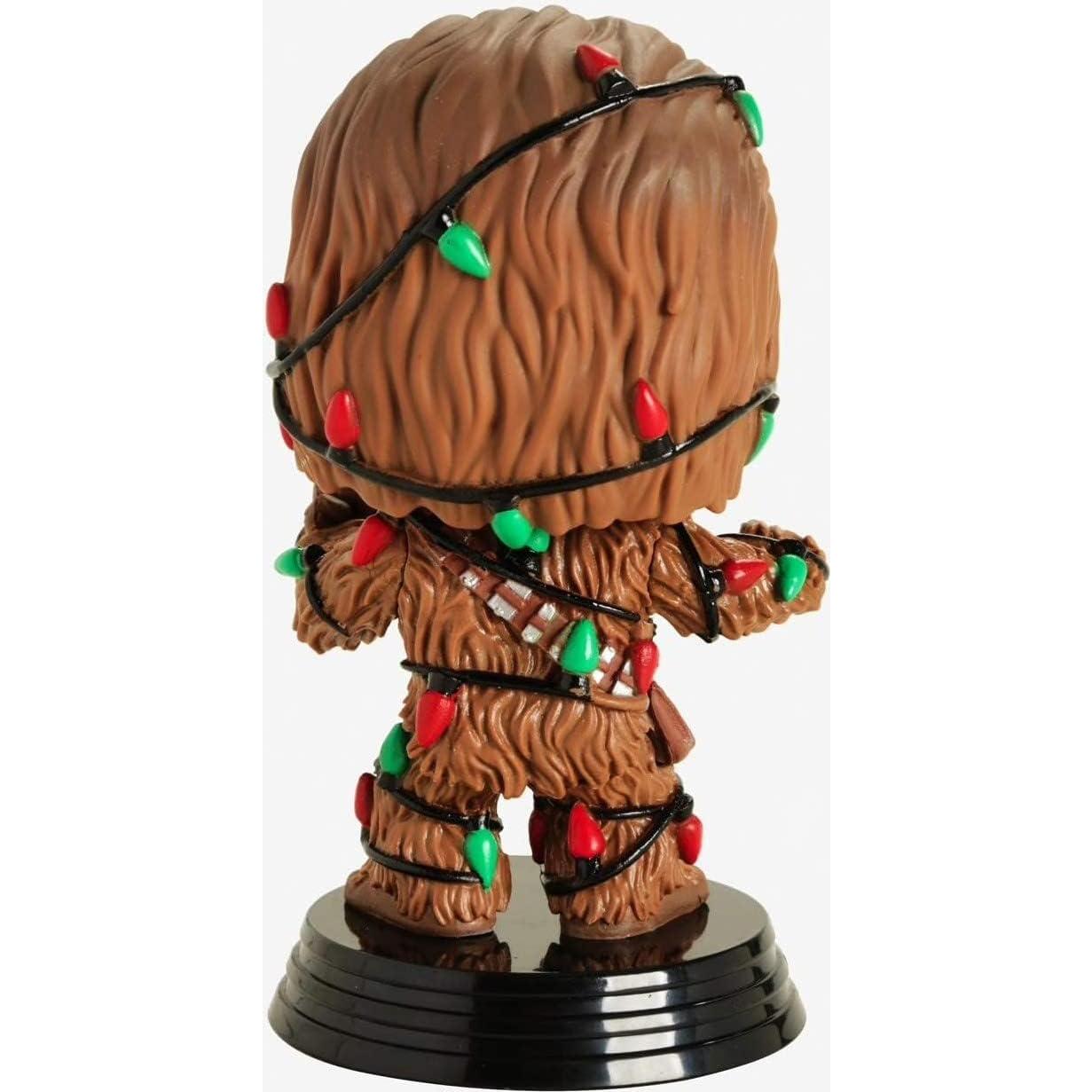 Figura Pop Star Wars Chewbacca con Luces de Navidad 9.5 cm