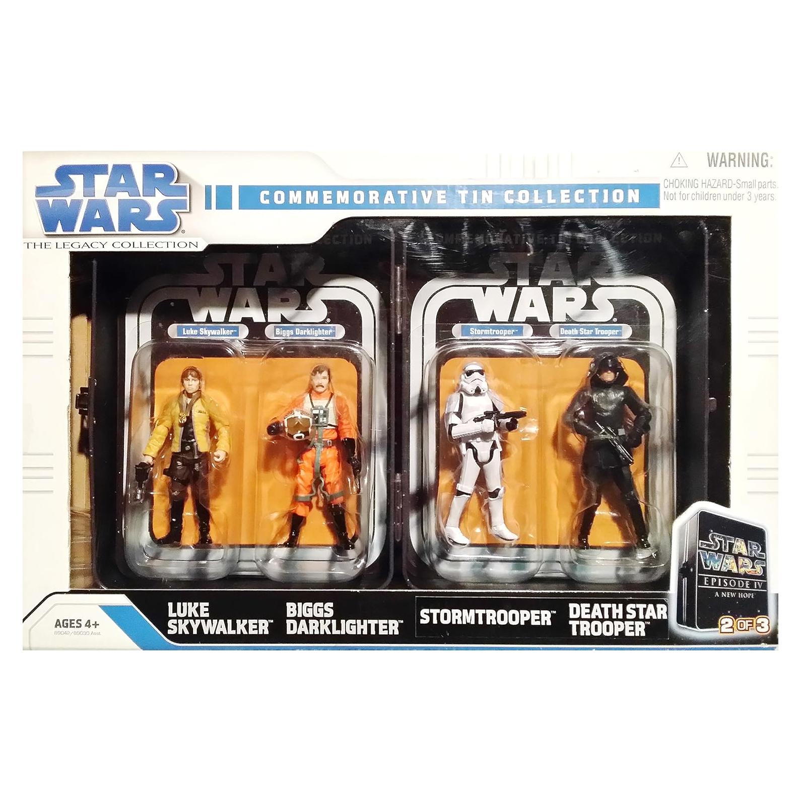 Figuras de Acción Star Wars Hasbro Colección Legado Latas 4 Pzas