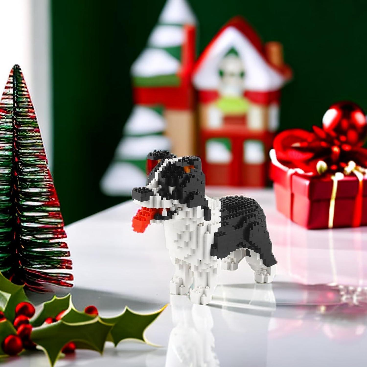 Conjunto de Bloques de Construcción Larcele Border Collie 950 Piezas