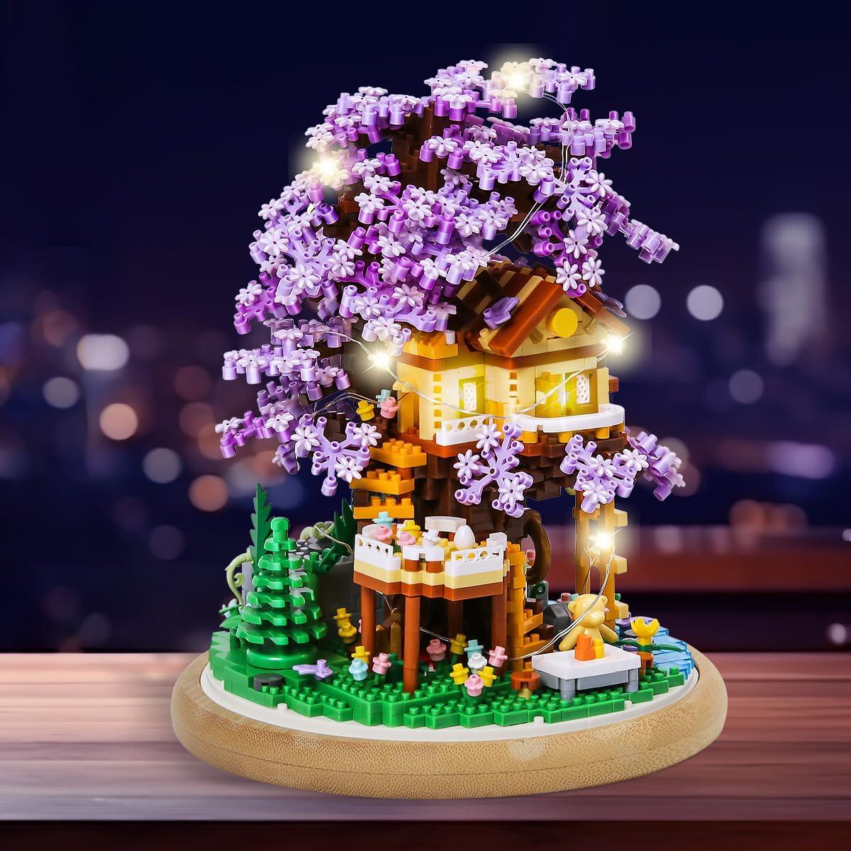 Juego de Construcción Casa del Árbol de Cerezos Insgen 22.1cm
